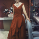 Michelle Phillips wearing a $3,000 dress for an appearance on the soap opera “Search for Tomorrow,” 1983, when the soaps were flush.